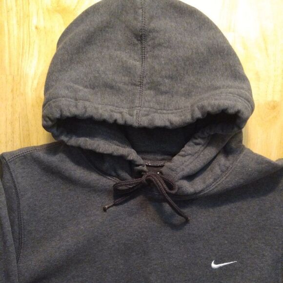 Vintage Nike Small Swoosh Logo Hoodie Sweatshirt - Picture 1 of 9